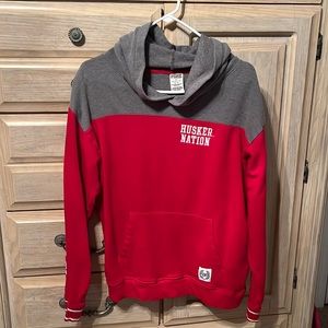 Nebraska Huskers hoodie sweatshirt VS PINK size Medium